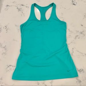 Teal Nike DriFit Racer Back Tank Top